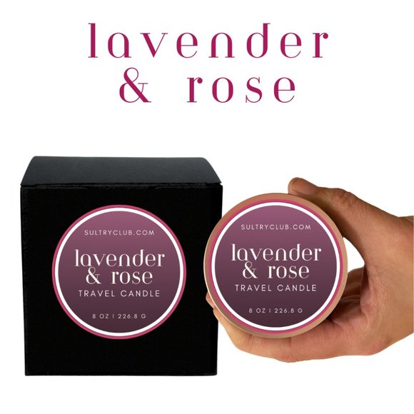 Lavender & Rose Sultry Melts/Travel Candle - Picture 4 of 4